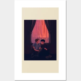 Nick and Charlie- Heartstopper first kiss Posters and Art